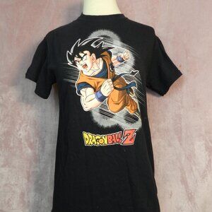 Mens Black DragonBall Z Graphic Shirt Size S